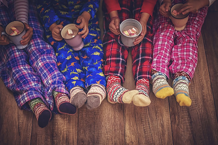 Group of Children Holding Hot Chocolate